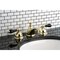 Kingston Brass KS3962PKL Duchess Widespread Bathroom Faucet W/ Brass Pop-Up, Brass KS3962PKL - alternate 3